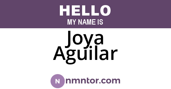Joya Aguilar