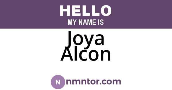 Joya Alcon