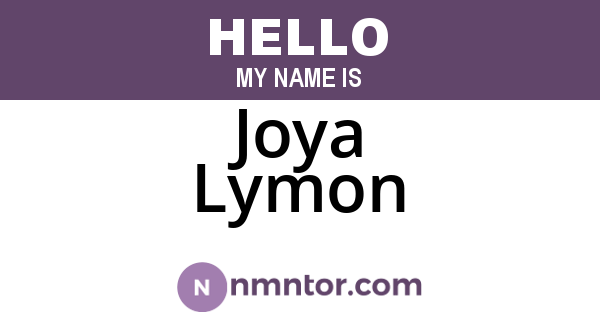 Joya Lymon