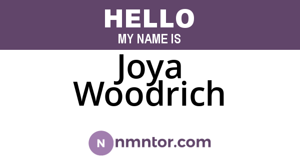 Joya Woodrich
