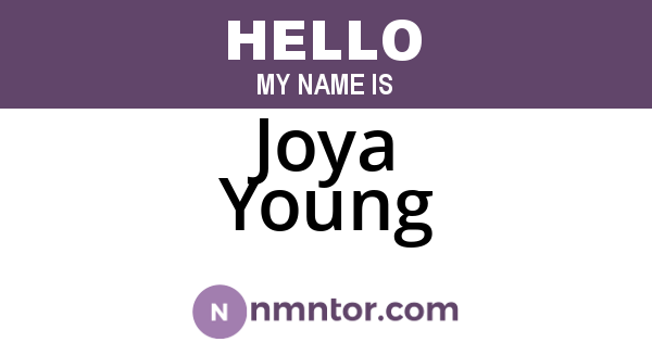 Joya Young