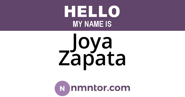 Joya Zapata
