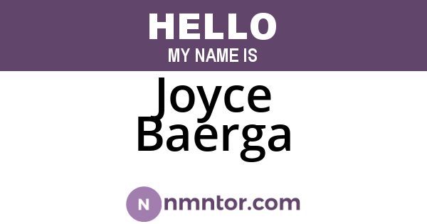 Joyce Baerga