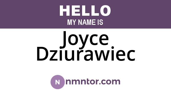 Joyce Dziurawiec
