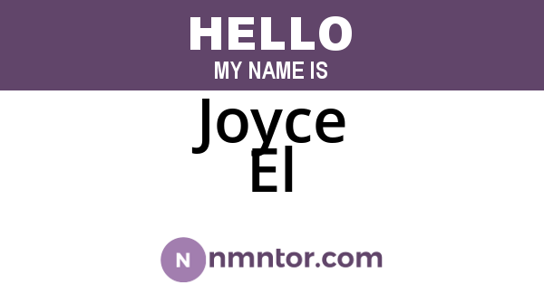 Joyce El