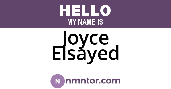 Joyce Elsayed