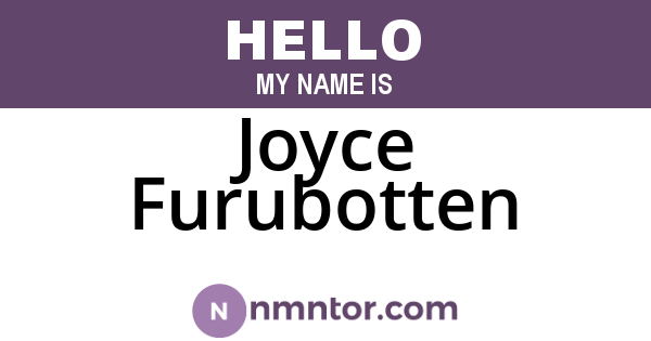 Joyce Furubotten