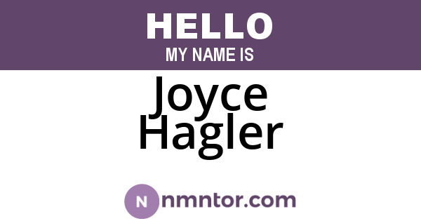 Joyce Hagler