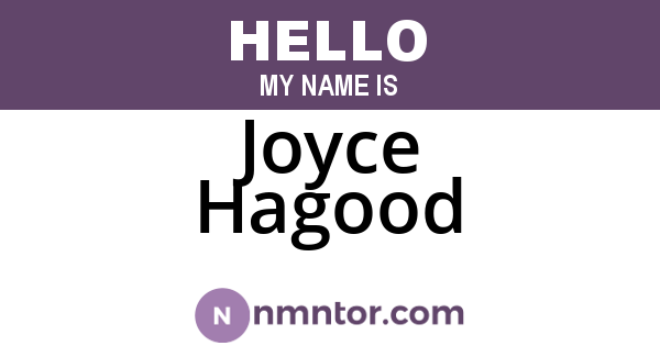 Joyce Hagood