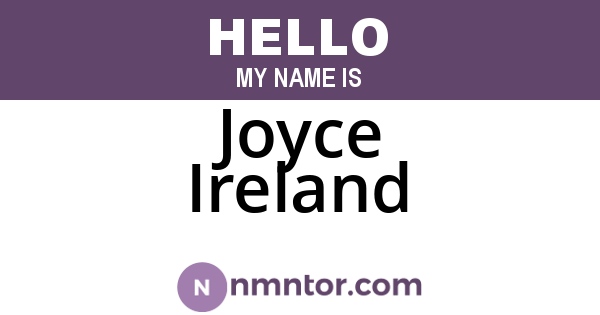 Joyce Ireland