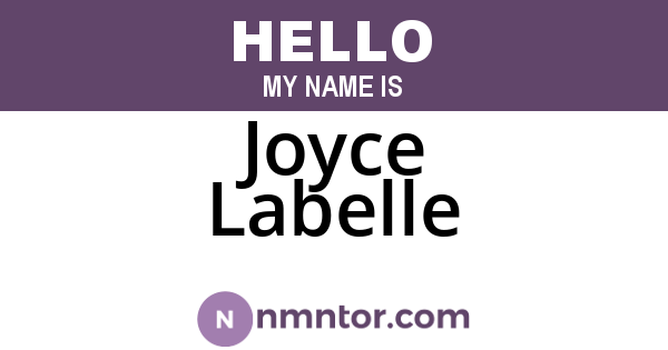 Joyce Labelle