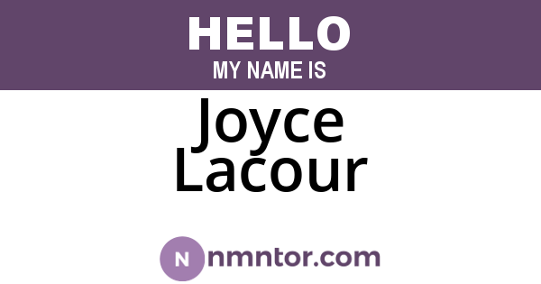 Joyce Lacour