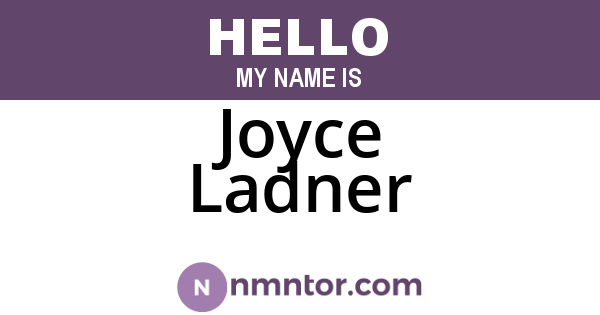 Joyce Ladner