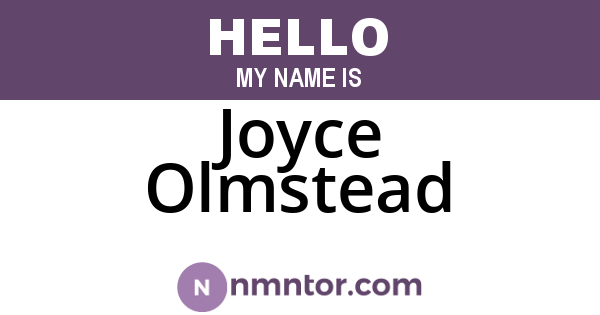 Joyce Olmstead