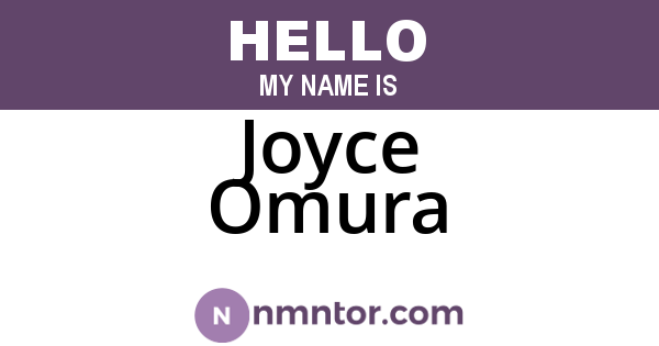 Joyce Omura