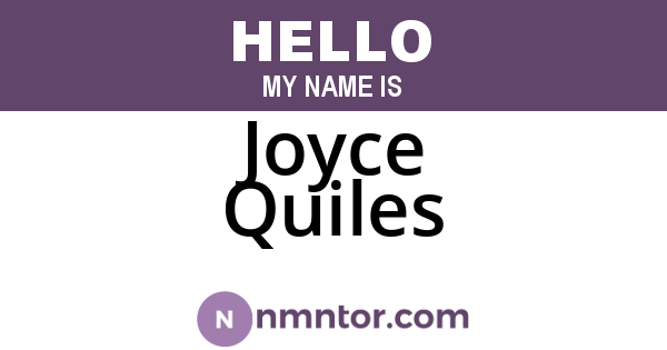 Joyce Quiles