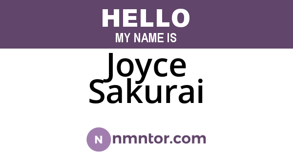 Joyce Sakurai
