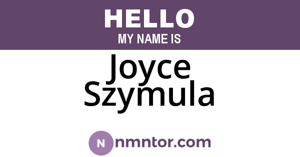 Joyce Szymula