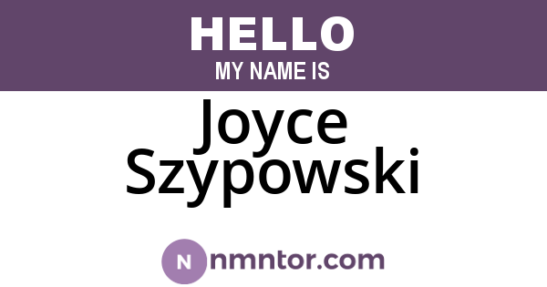 Joyce Szypowski
