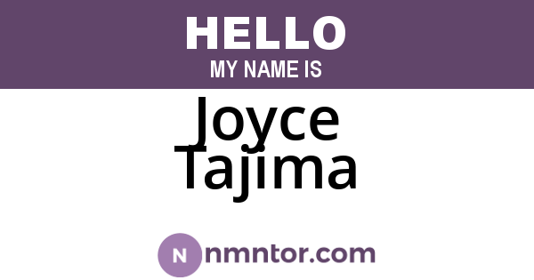 Joyce Tajima