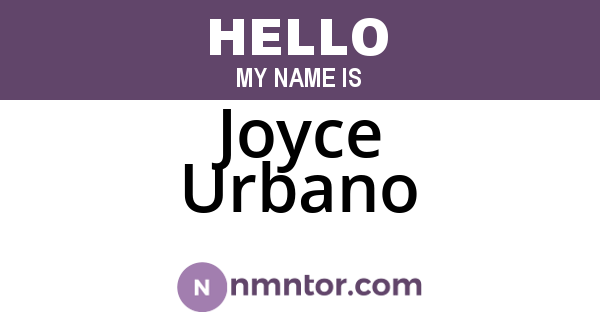 Joyce Urbano
