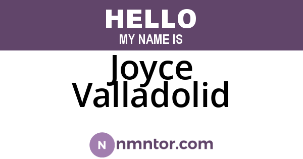 Joyce Valladolid