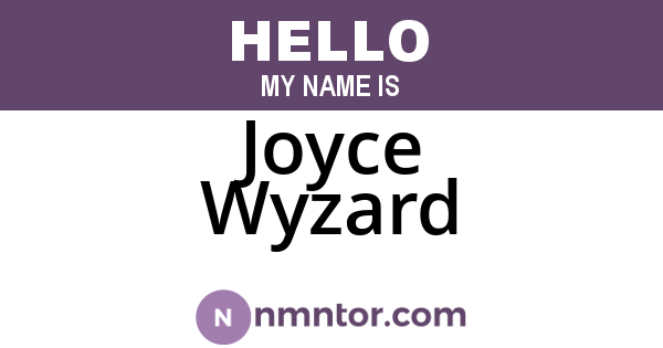 Joyce Wyzard