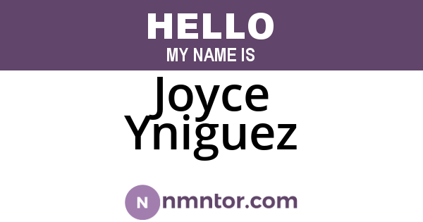 Joyce Yniguez