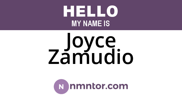 Joyce Zamudio