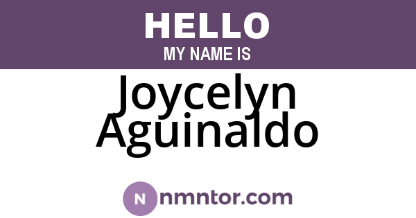 Joycelyn Aguinaldo