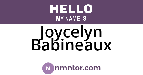 Joycelyn Babineaux