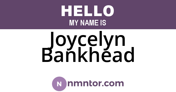 Joycelyn Bankhead