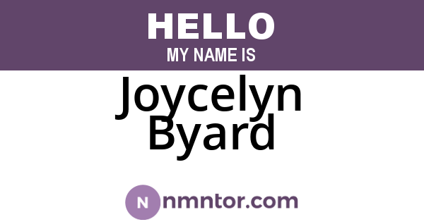 Joycelyn Byard