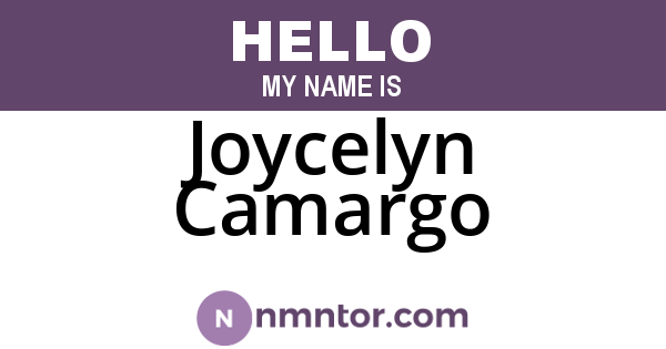 Joycelyn Camargo