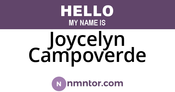 Joycelyn Campoverde