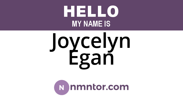 Joycelyn Egan