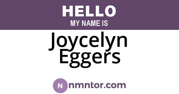 Joycelyn Eggers