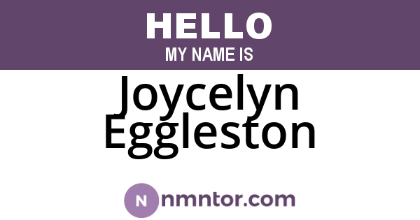 Joycelyn Eggleston