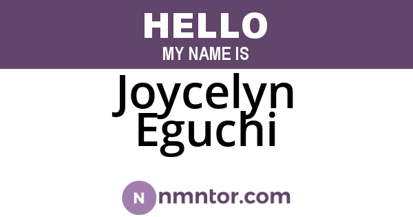 Joycelyn Eguchi