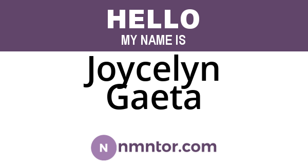 Joycelyn Gaeta