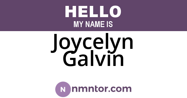 Joycelyn Galvin