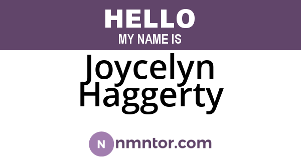 Joycelyn Haggerty