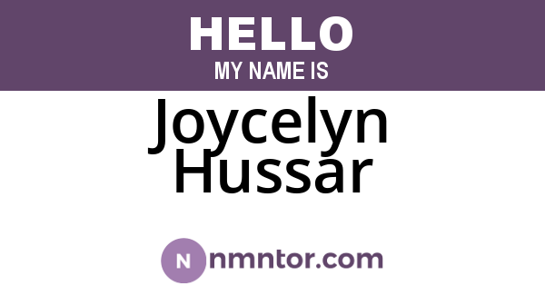 Joycelyn Hussar