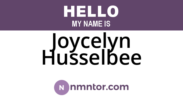 Joycelyn Husselbee