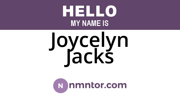 Joycelyn Jacks