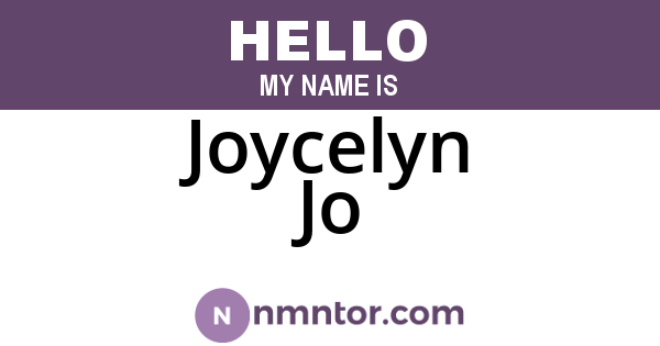 Joycelyn Jo