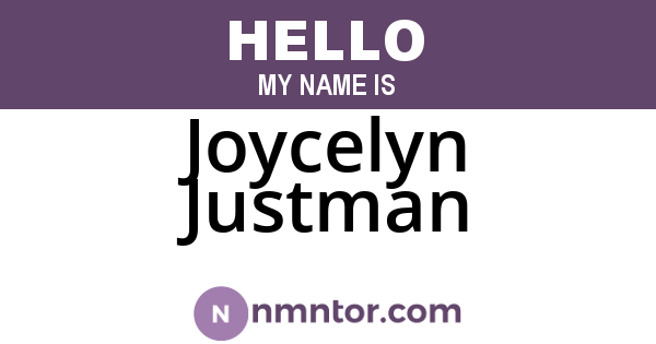 Joycelyn Justman