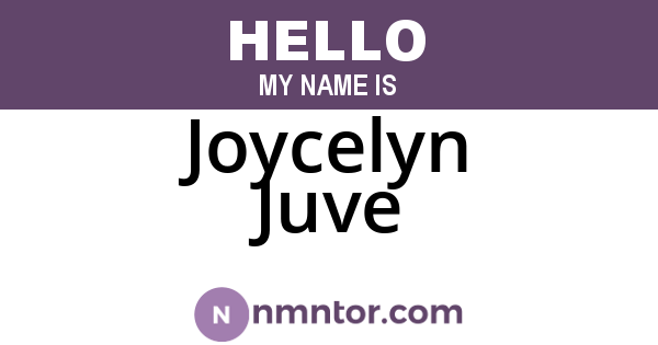 Joycelyn Juve