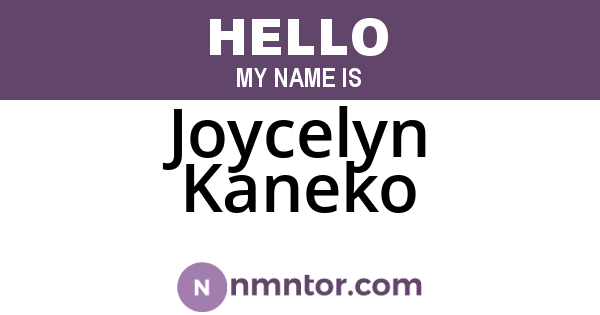 Joycelyn Kaneko