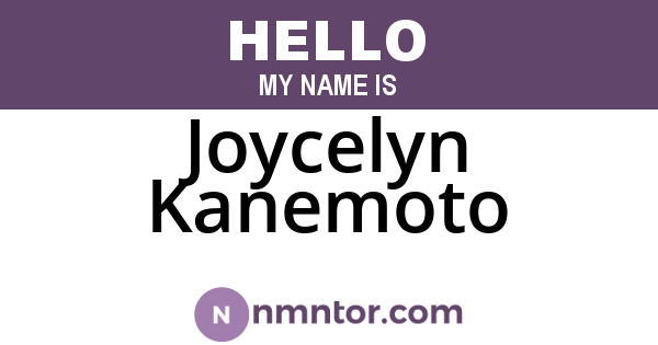 Joycelyn Kanemoto